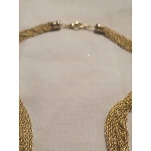 Vintage Goldtone And  Pearl Chain Necklace